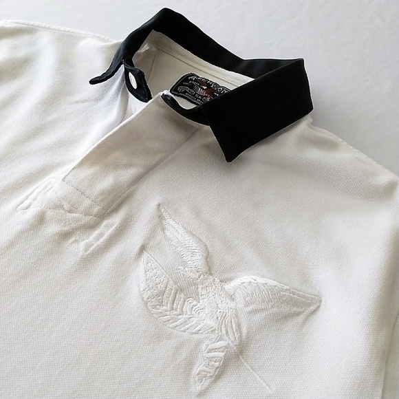 American Living Other - American Living White Polo with Black Rugby Collar